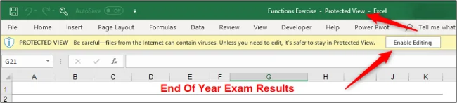 آموزش غیر فعال کردن Protected View